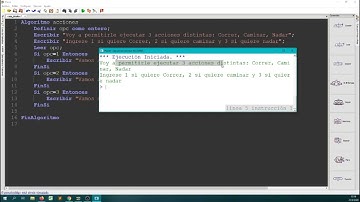 Pseudolenguaje - Menú con Si - Entonces / Fin SI