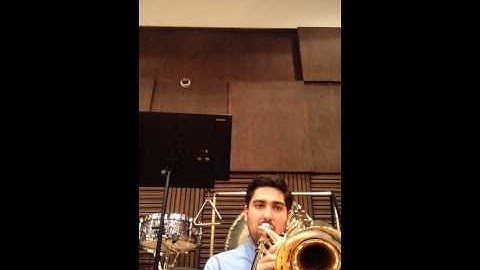 Bartok trombone glissando solo