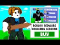 I was hired to coach a noob to pro in roblox bedwars