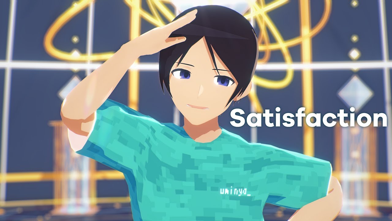 ニート部MMD】Satisfaction【うみにゃ/50人クラフト】 - YouTube