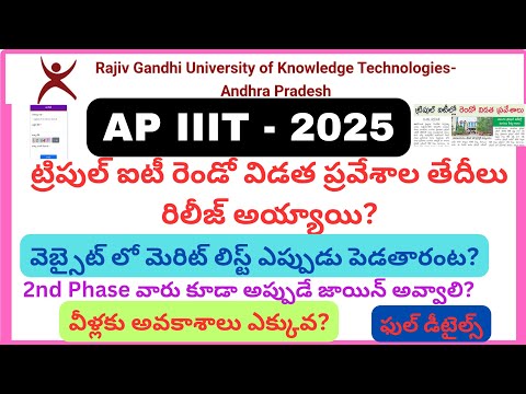AP IIIT-2025 2nd