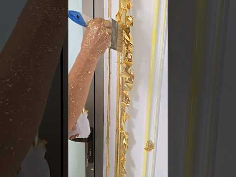 This is how they do that fancy gold trim #homedecor