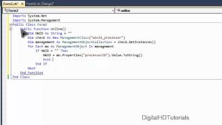 [VB.NET] Tutorial: Programm mit HWID schützen [Teil 2]