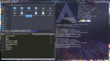 ArcoLinux : 1193 ArchLinux 11/2019 - check applications on official iso and compare with carli 1/2
