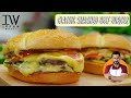 Smashed beef burger  beef burger  fast food  chef irfan wasti  cooking  burger