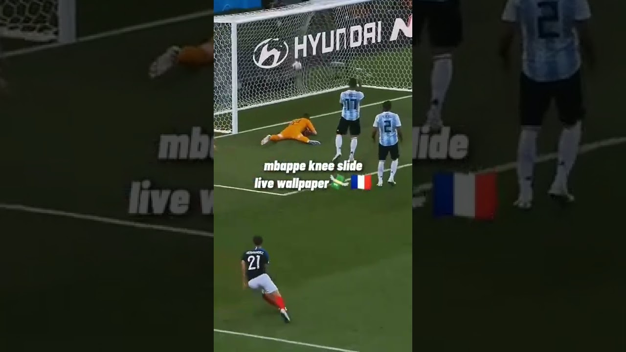 Mbappe knee slide live wallpaper 💸🇫🇷