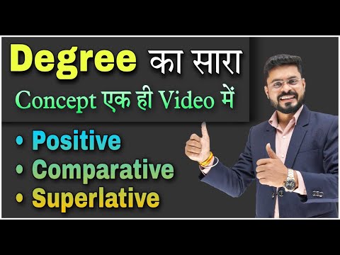 Degrees of Comparison