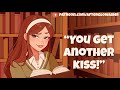 Helping Your Flirty Friend With Homework in the Library (Study Session) (Rainy Night) (Kissing You)