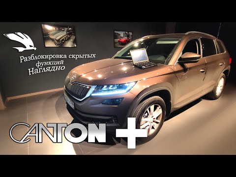 Активация скрытых функций Skoda Kodiaq, Наглядно. Должно быть в каждом авто!