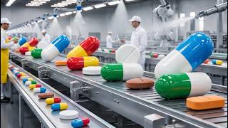 How Tablets & Capsules Are Made in Factories - Complete Pharmaceutical Process
