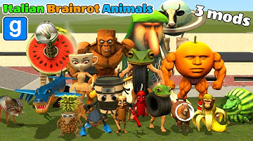 Gmod: Italian Brainrot Animals 3D & 2D Nextbots █ Garry
