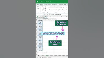 🤩 How to split data from a column to multiple columns using WRAPROWS function