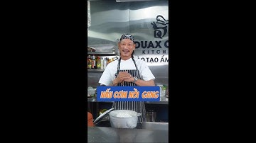 Nấu cơm bằng nồi gang