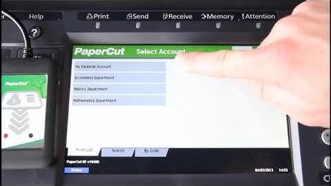 Kyocera Embedded PaperCut Application Tour