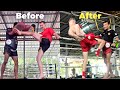 I trained 10 months muay thai in thailand heres my transformation