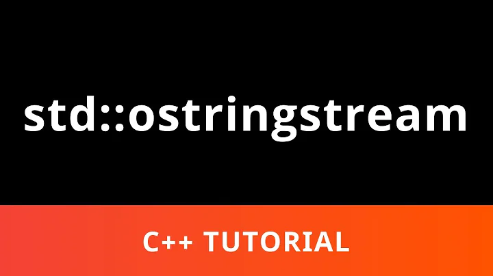 ostringstream C++ tutorial: Output streams operations for strings