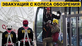 Колесо обозрения СОЛНЦЕ МОСКВЫ. Эвакуация с высоты в случае ЧС. Вентопро