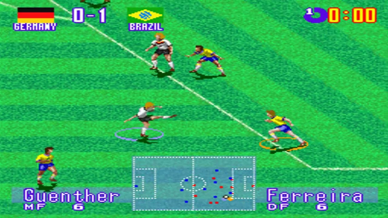 International Superstar Soccer Deluxe (SUPER NES) - izabel vs Robert77admx