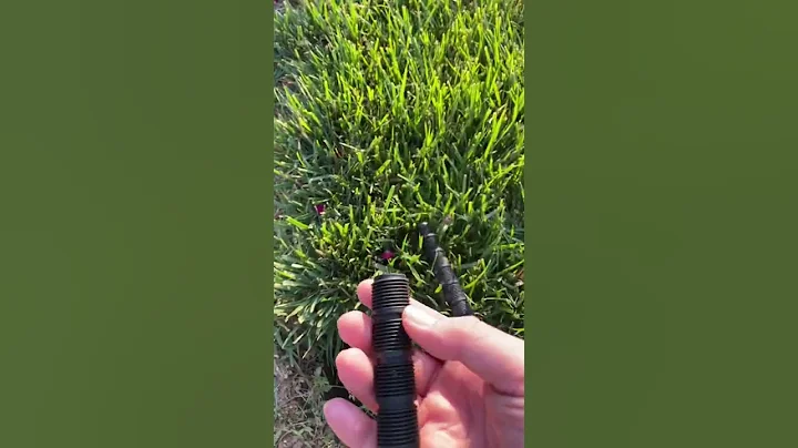Broken sprinkler head. 3 easy step to fix it.