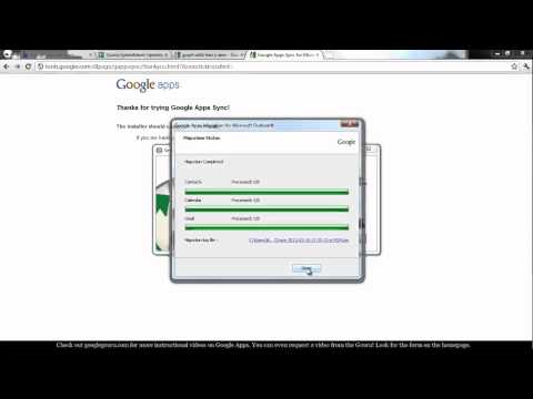 How to Sync Outlook with Google Apps