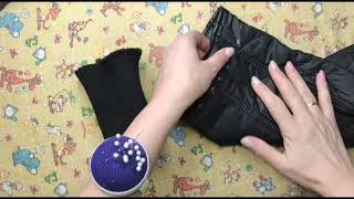 картинка: Как удлинить рукава на куртке