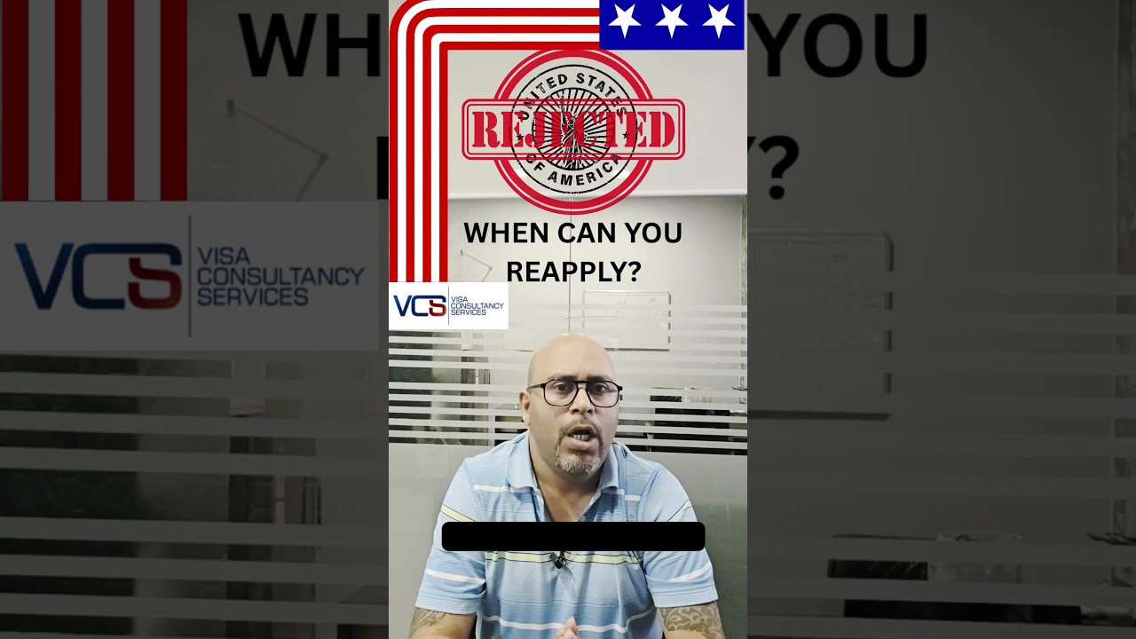 USA Visa Refused? Here’s When You Can Reapply | US Visa Reapplication 2025 #usvisa #immigrationvisa