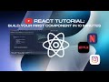 Master React: Build Your First Component Today!  #ReactJS #WebDevelopment #JavaScript #Coding