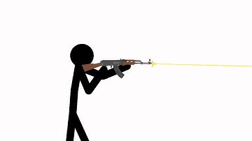 AK-47 Shooting and Reload (With Slow Motion)