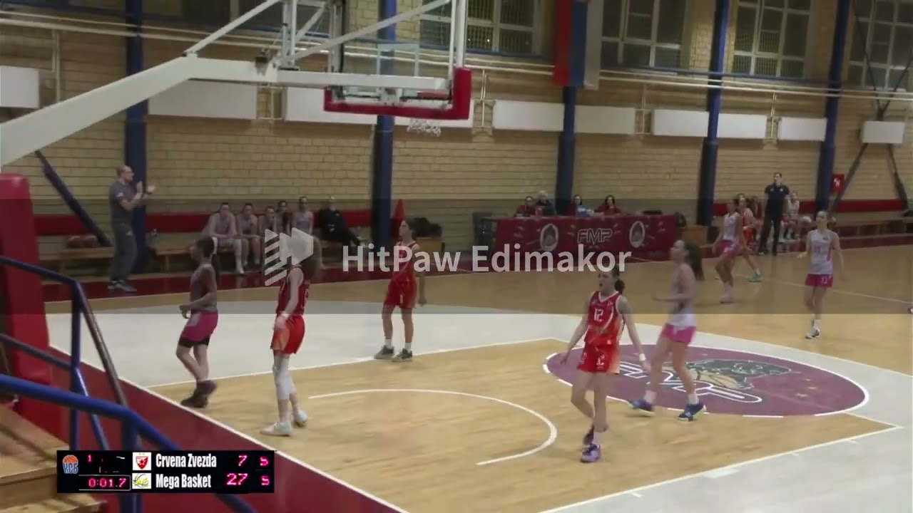 Lea Dolovac      KKZ CRVENA ZVEZDA vs ZKK MEGA BASKET 17 1 2025 pionirke 2010 11