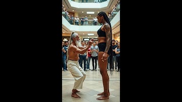 Grandpa Tai Chi was angry. He taught the bully a lesson. #wushufight #kungfu #kungfuskills #taichinh