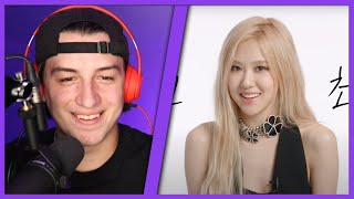 BLACKPINK Rosé answered Blink's questions! Ask me anything | ELLE KOREA REACTION!