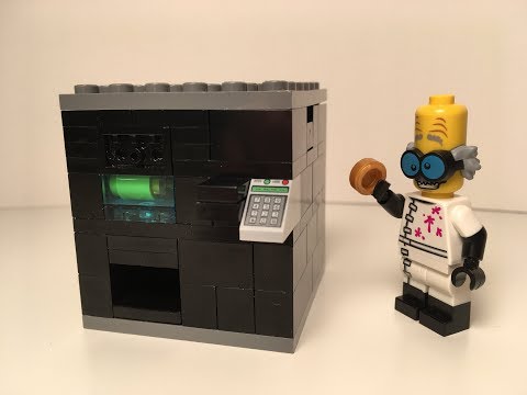 Working Lego Vending Machine Tutorial! (Minifig Scale, Uses Studs As Coins)