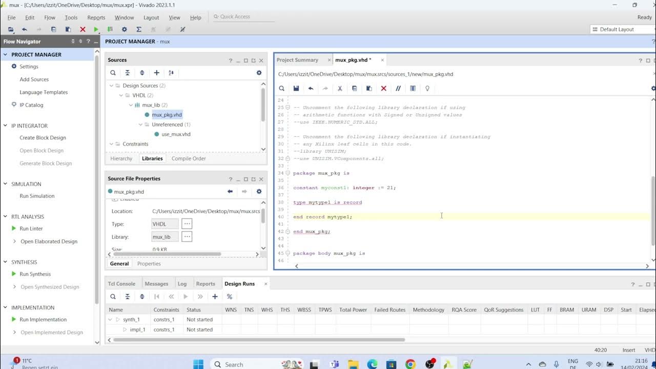 002 How to Create a VHDL Package - YouTube