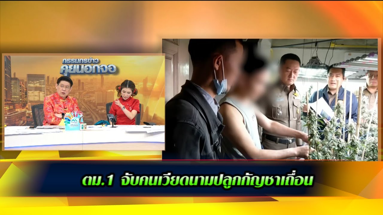 ตม.1 จับคนเวียดนามปลูกกัญชาเถื่อน