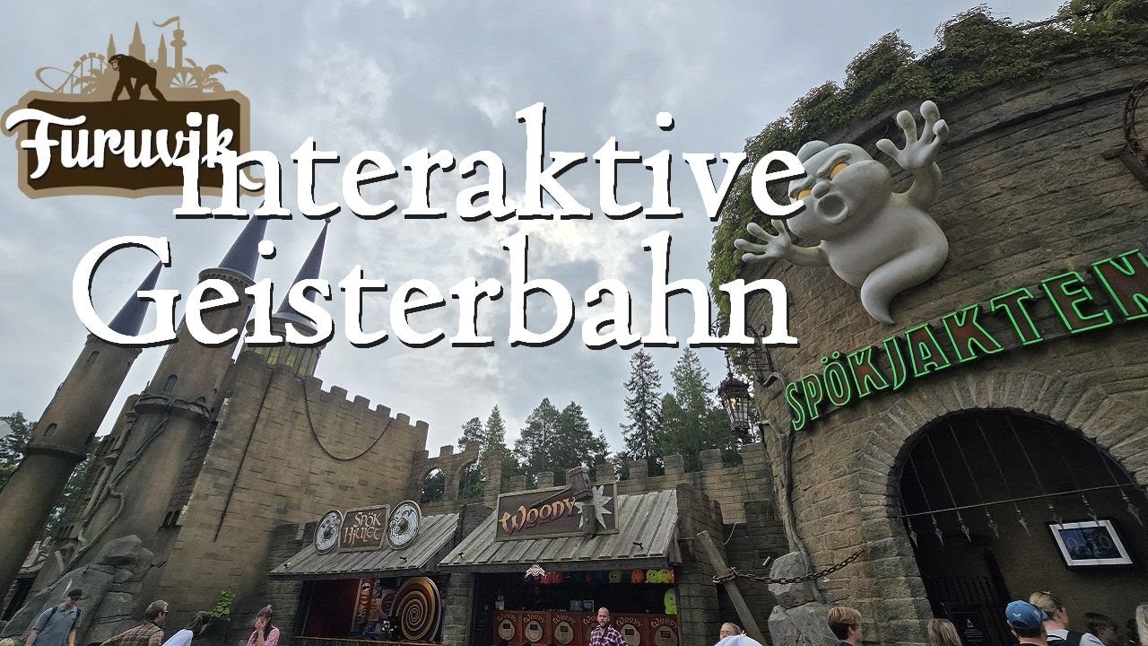 Spökjakten interaktive Geisterbahn Darkride Freizeitpark Furuvik Schweden