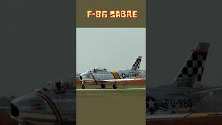 F-86 Sabre Fighter Jet On The Runway