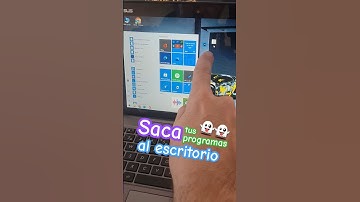 Aprende a crear iconos de acceso directo en el escritorio para los programas que uses más a menudo 🥰