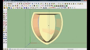 google sketchup modeling a boat