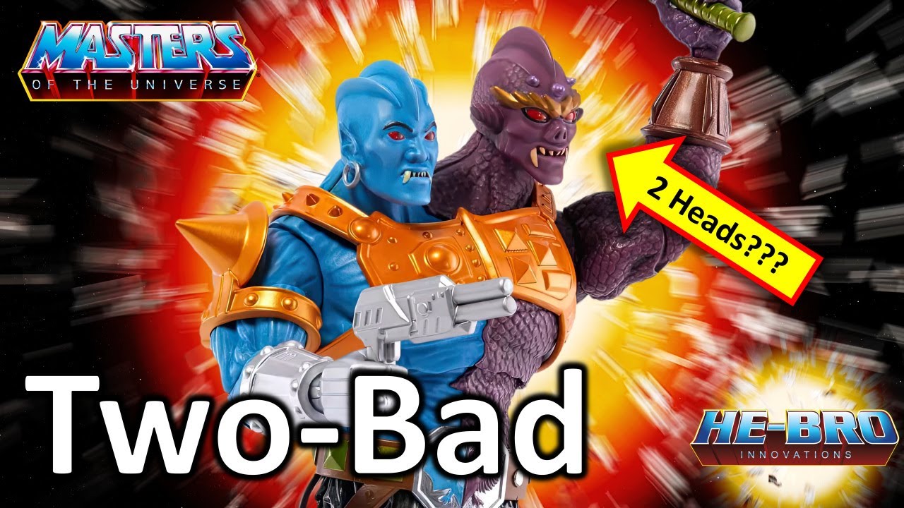 Two Bad Are 2 heads really better than one? Two Bad masterverse review He-Man ...
