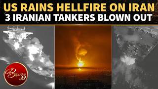 US BOMBS IRAN’S OIL FLEET; 3 Tankers Wrecked After Navy Warships Targeted