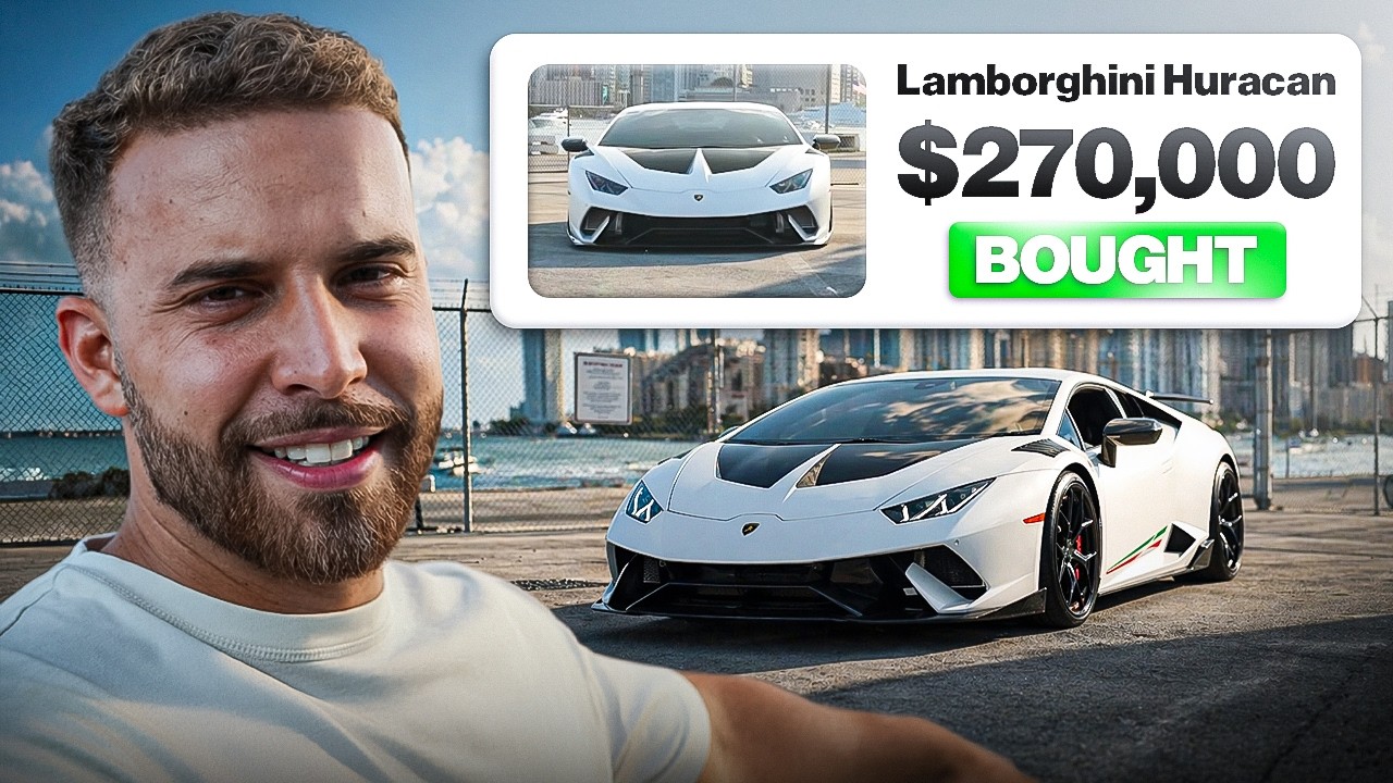 PokeelBalenciaga×Lamborghini I Bought a $270,000 Lamborghini Huracan - YouTube