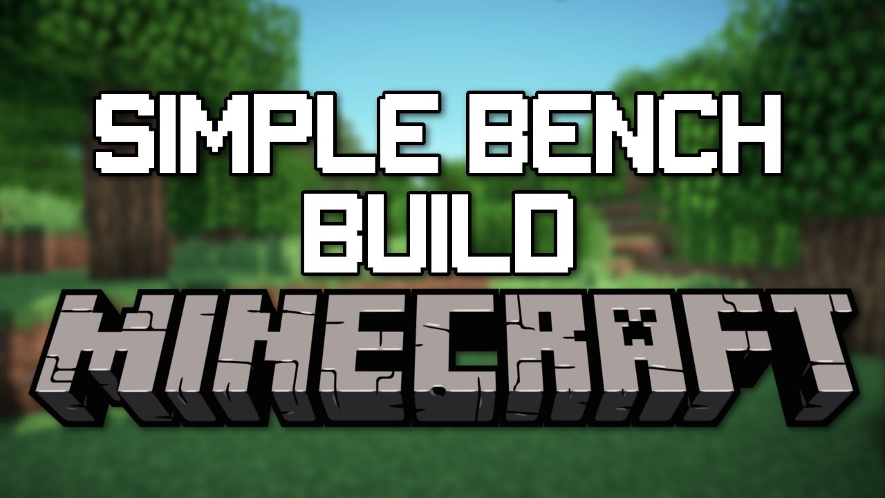 How To Build Simple Benches In Minecraft Minecraft Shorts YouTube