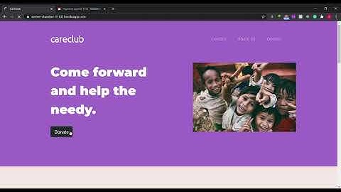 Saumya | CareClub - A donation website, an illustration of Payment Gateway Integration using NodeJS