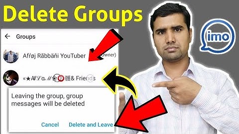 How to Delete Group From Imo | Imo Group se Bahar Kaise Nikle | Technical Rabbani