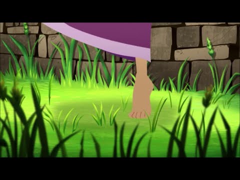 Rapunzel:Day One | Rapunzel's Tangled Adventure | First step on grass