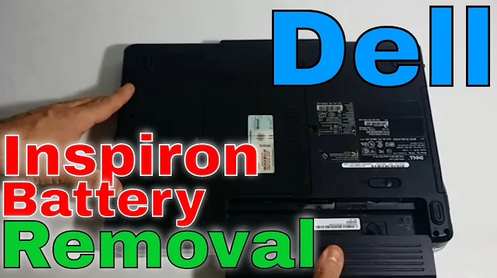 Dell Inspiron 1525 battery Removal / Install