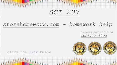 SCI 207 Week 5 Assignment Final Lab Report