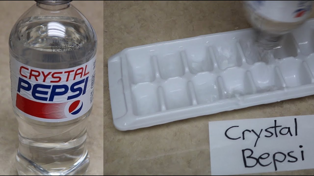 CRYSTAL PEPSI ICE CUBES! ***VOMIT ALERT!!*** YouTube