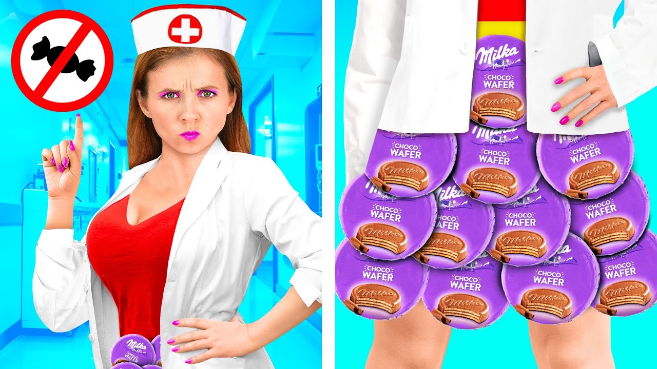 Как Пронести Еду в Больницу | Крутые идеи от ChallengeTeen