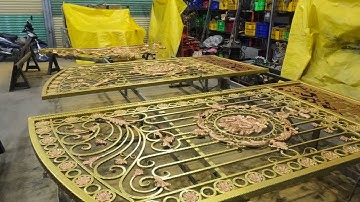 Mẫu cửa cổng rào sắt mỹ thuật,cổng rào sắt hoa văn đẹp | Cổng Rào Đẹp Vlog (tập 1)